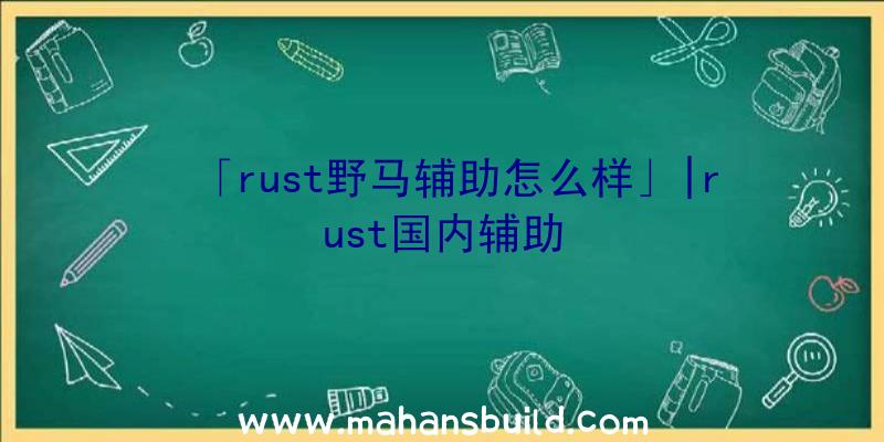 「rust野马辅助怎么样」|rust国内辅助